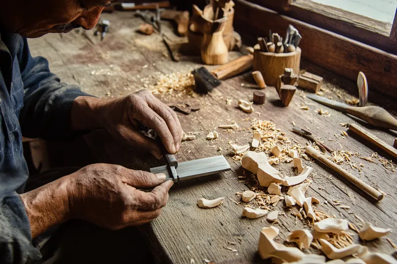 afilado de herramientas de tallado en madera con limas, técnicas esenciales